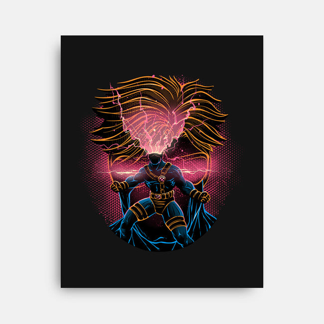 Rage Of The Optic Blast-None-Stretched-Canvas-glitchygorilla