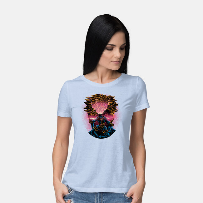 Rage Of The Optic Blast-Womens-Basic-Tee-glitchygorilla