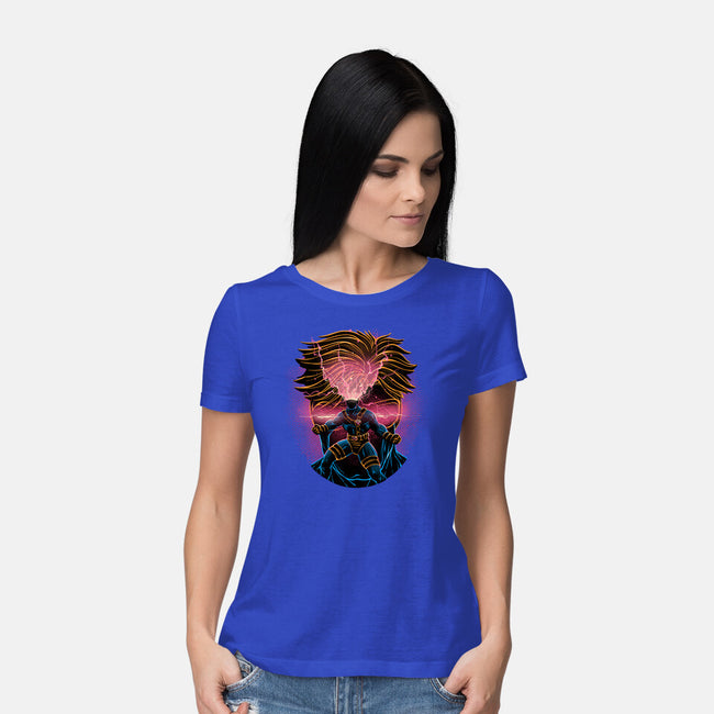 Rage Of The Optic Blast-Womens-Basic-Tee-glitchygorilla