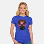 Rage Of The Optic Blast-Womens-Fitted-Tee-glitchygorilla