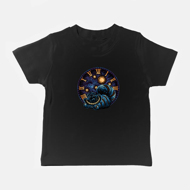 A Night In Wonderland-Baby-Basic-Tee-glitchygorilla