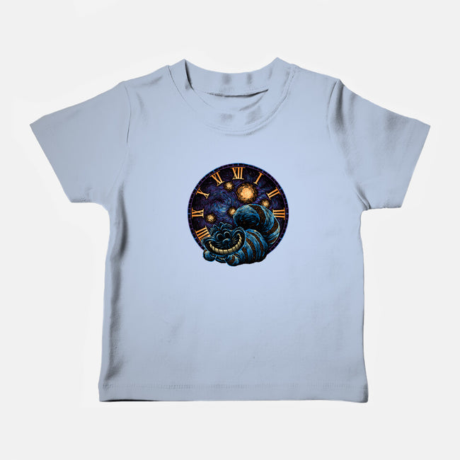A Night In Wonderland-Baby-Basic-Tee-glitchygorilla