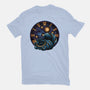 A Night In Wonderland-Womens-Basic-Tee-glitchygorilla