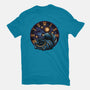 A Night In Wonderland-Unisex-Basic-Tee-glitchygorilla