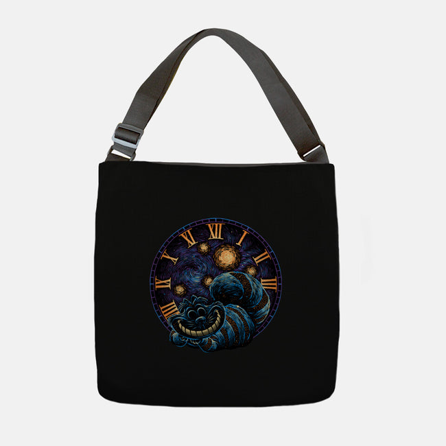 A Night In Wonderland-None-Adjustable Tote-Bag-glitchygorilla
