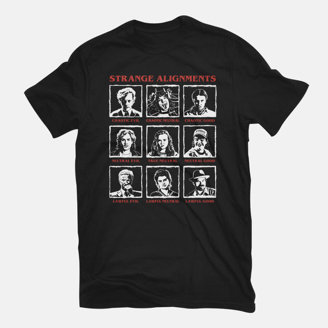 Strange Alignments-Womens-Fitted-Tee-NMdesign