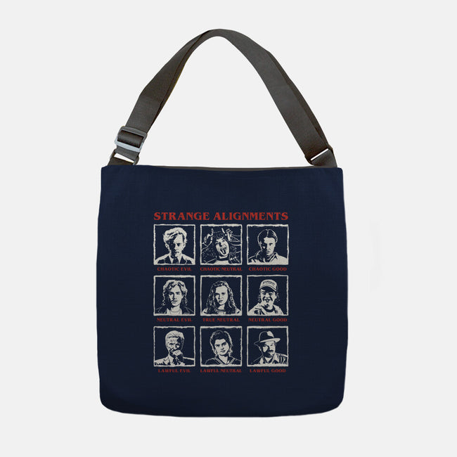 Strange Alignments-None-Adjustable Tote-Bag-NMdesign