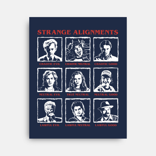Strange Alignments-None-Stretched-Canvas-NMdesign