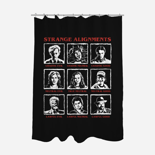 Strange Alignments-None-Polyester-Shower Curtain-NMdesign