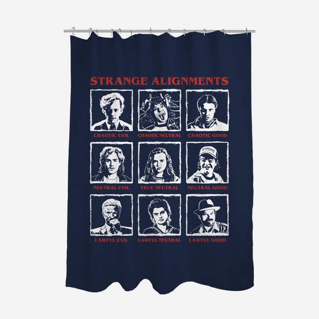 Strange Alignments-None-Polyester-Shower Curtain-NMdesign