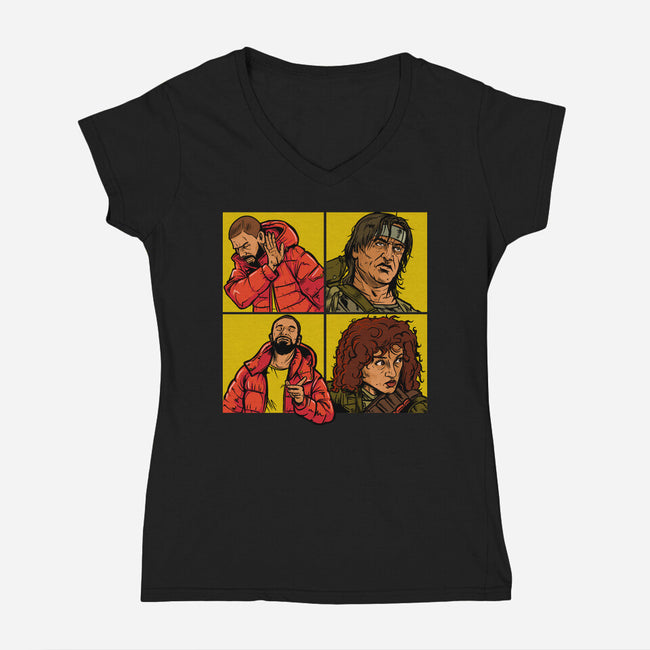 Bad Ass Done Right-Womens-V-Neck-Tee-AndreusD