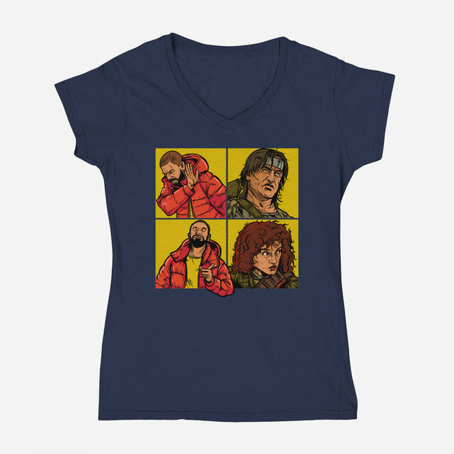 Bad Ass Done Right-Womens-V-Neck-Tee-AndreusD
