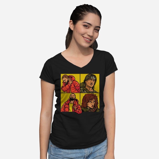 Bad Ass Done Right-Womens-V-Neck-Tee-AndreusD