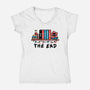 Stranger End-Womens-V-Neck-Tee-NemiMakeit