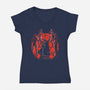 The Dark Side Symphony-Womens-V-Neck-Tee-zascanauta