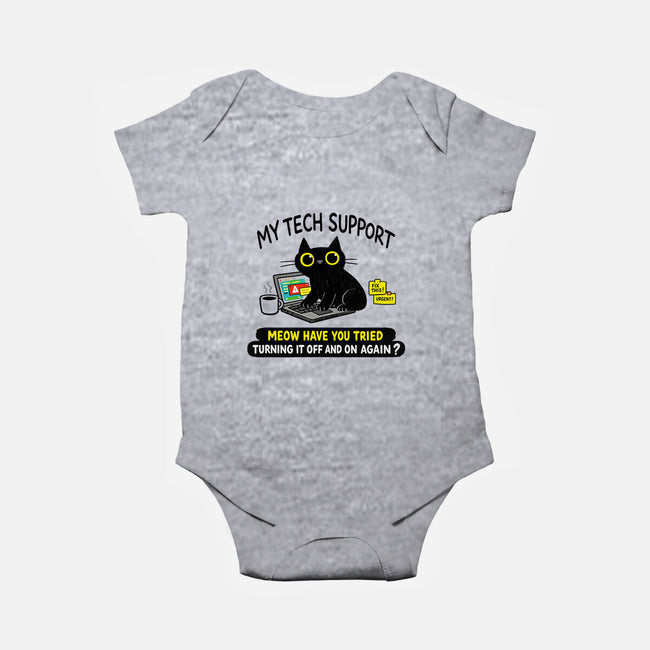 My Tech Support-Baby-Basic-Onesie-fanfabio
