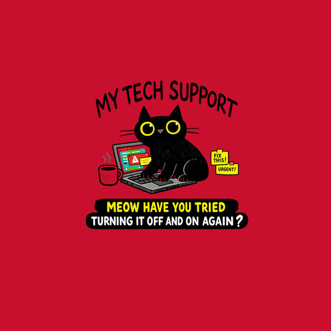 My Tech Support-Mens-Long Sleeved-Tee-fanfabio