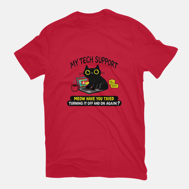 My Tech Support-Mens-Basic-Tee-fanfabio