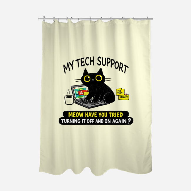 My Tech Support-None-Polyester-Shower Curtain-fanfabio
