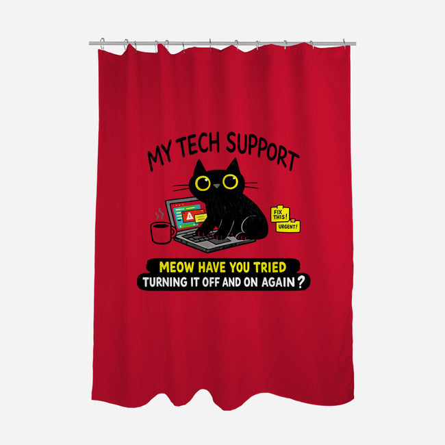 My Tech Support-None-Polyester-Shower Curtain-fanfabio