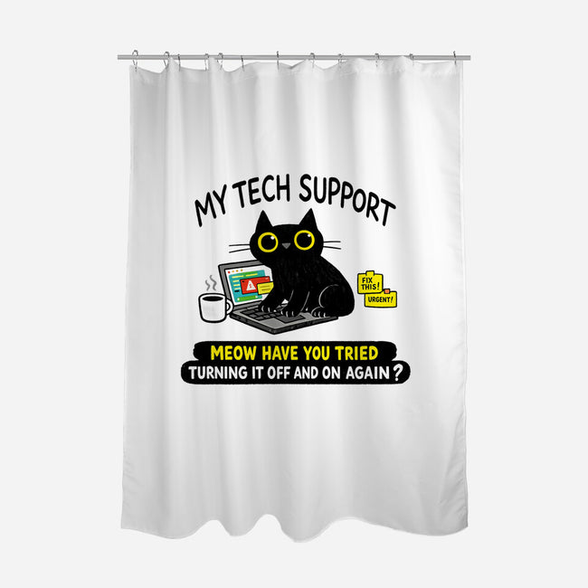 My Tech Support-None-Polyester-Shower Curtain-fanfabio