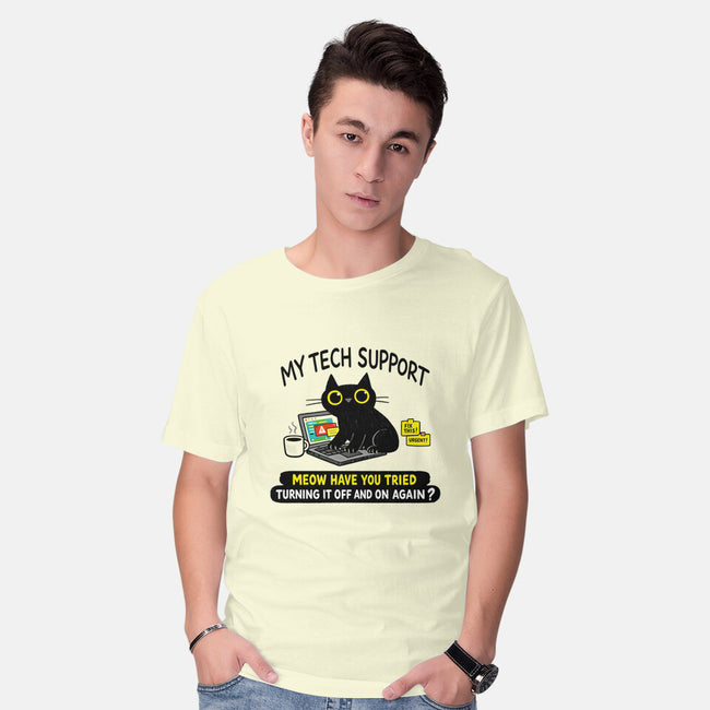 My Tech Support-Mens-Basic-Tee-fanfabio