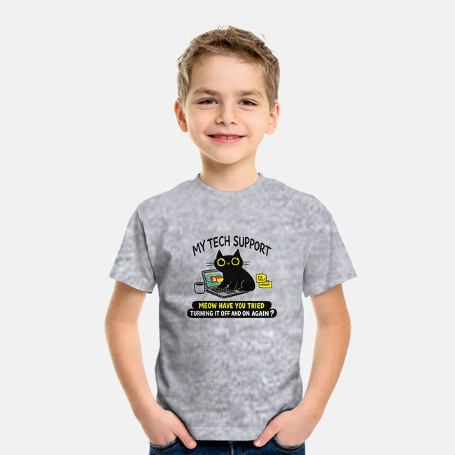 My Tech Support-Youth-Basic-Tee-fanfabio