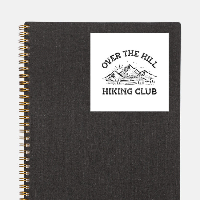 Over The Hill Hiking Club-None-Glossy-Sticker-kg07
