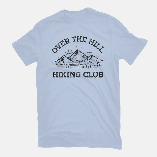 Over The Hill Hiking Club-Womens-Fitted-Tee-kg07