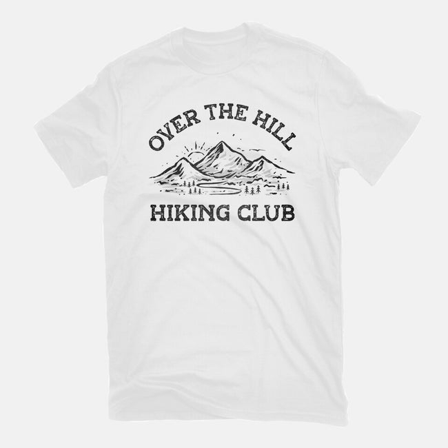 Over The Hill Hiking Club-Womens-Basic-Tee-kg07