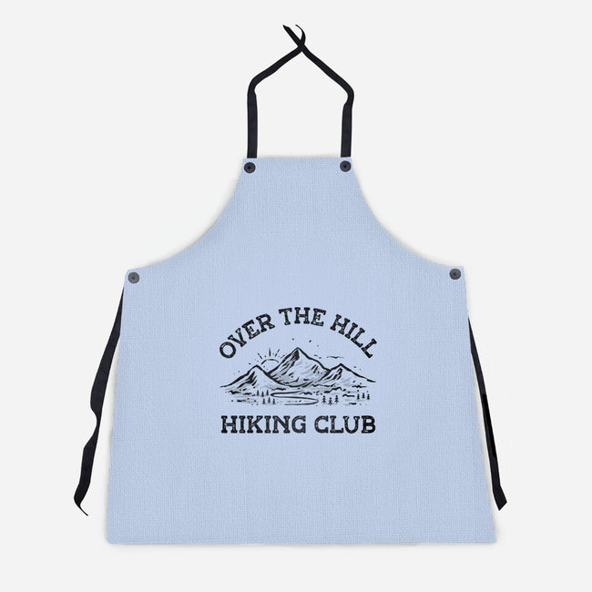 Over The Hill Hiking Club-Unisex-Kitchen-Apron-kg07