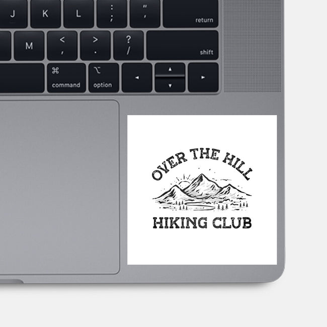 Over The Hill Hiking Club-None-Glossy-Sticker-kg07