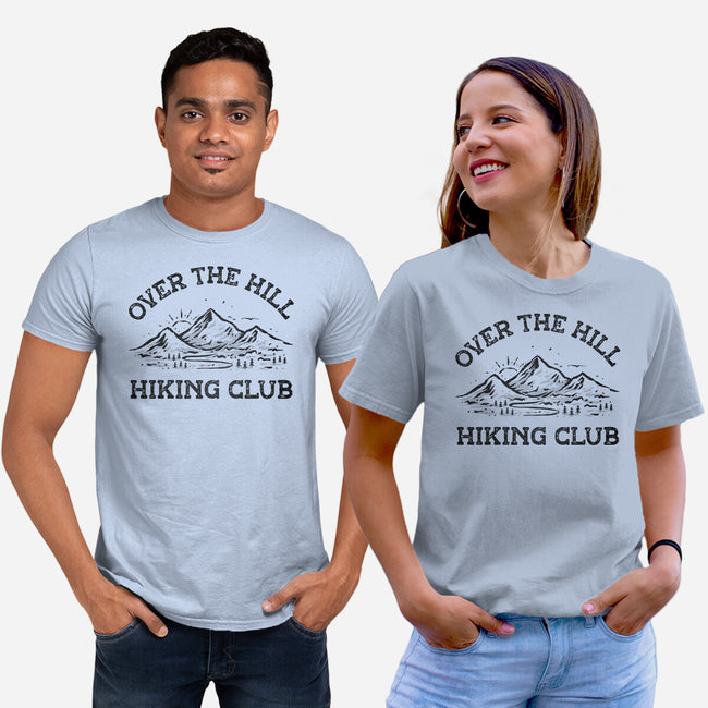 Over The Hill Hiking Club-Unisex-Basic-Tee-kg07