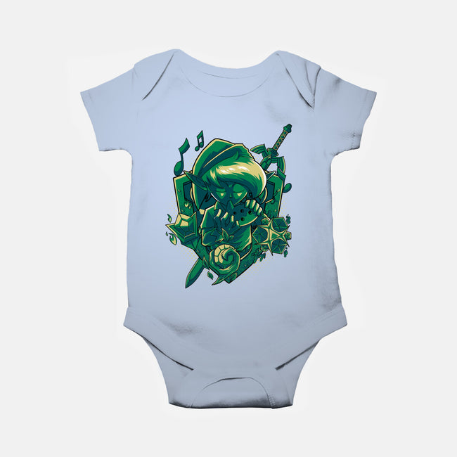 The Ocarina Of Hope-Baby-Basic-Onesie-Diego Oliver