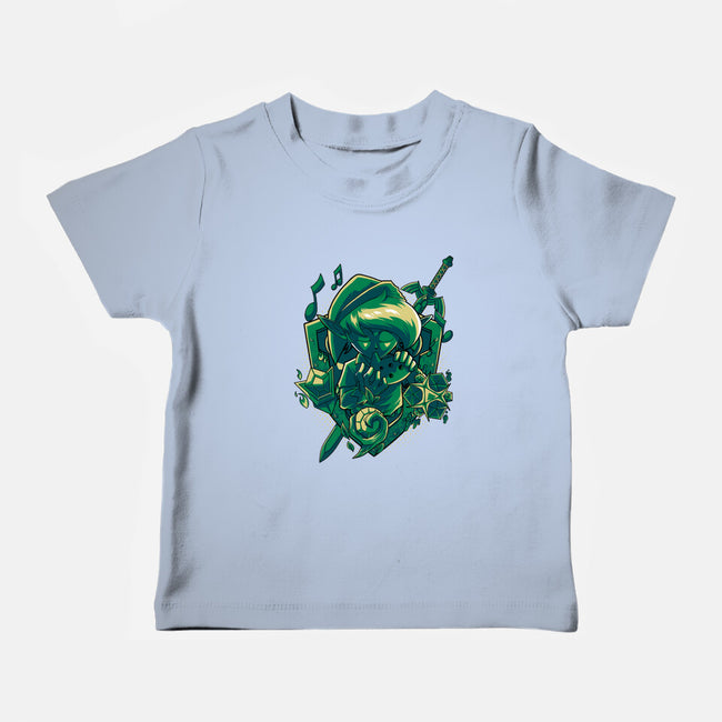 The Ocarina Of Hope-Baby-Basic-Tee-Diego Oliver
