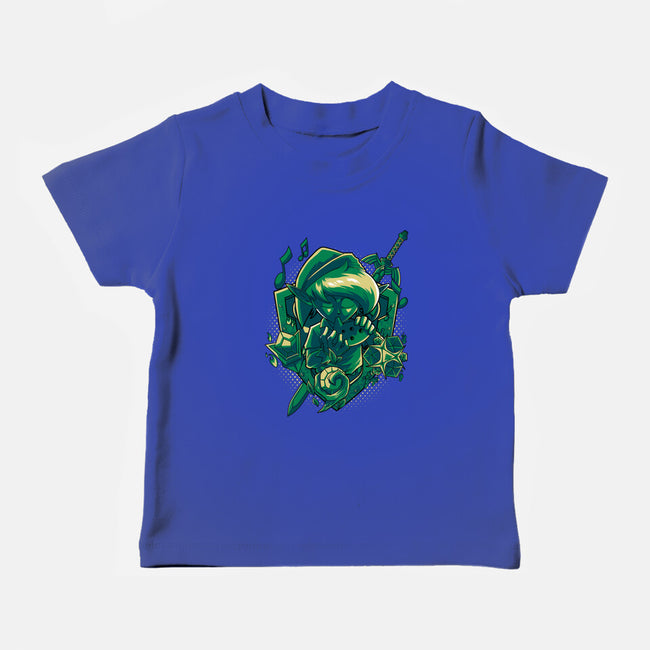 The Ocarina Of Hope-Baby-Basic-Tee-Diego Oliver