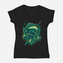 The Ocarina Of Hope-Womens-V-Neck-Tee-Diego Oliver