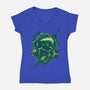 The Ocarina Of Hope-Womens-V-Neck-Tee-Diego Oliver
