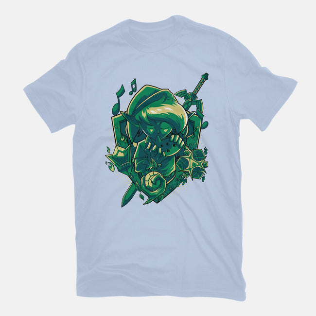 The Ocarina Of Hope-Womens-Fitted-Tee-Diego Oliver