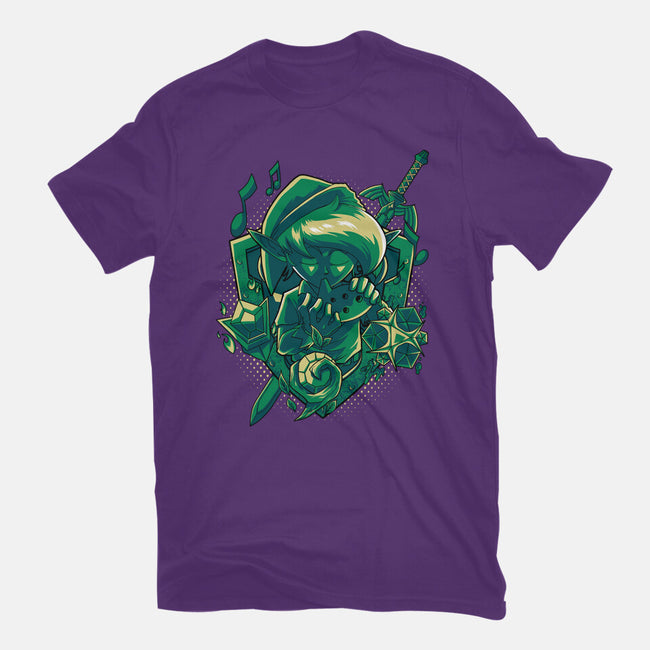 The Ocarina Of Hope-Womens-Fitted-Tee-Diego Oliver