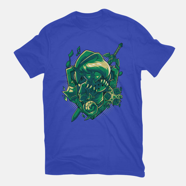 The Ocarina Of Hope-Womens-Fitted-Tee-Diego Oliver