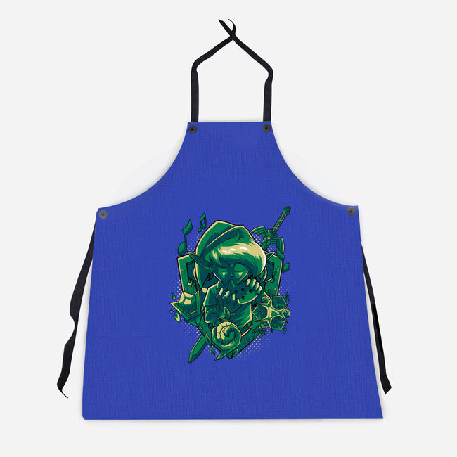 The Ocarina Of Hope-Unisex-Kitchen-Apron-Diego Oliver
