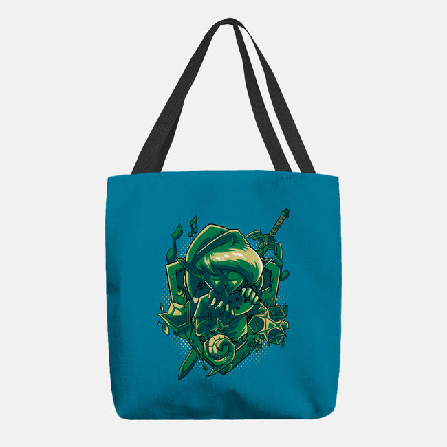 The Ocarina Of Hope-None-Basic Tote-Bag-Diego Oliver