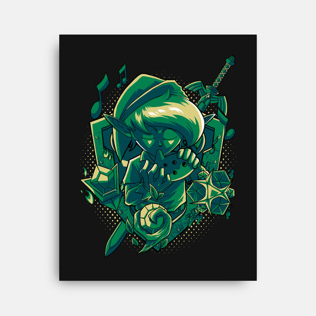 The Ocarina Of Hope-None-Stretched-Canvas-Diego Oliver