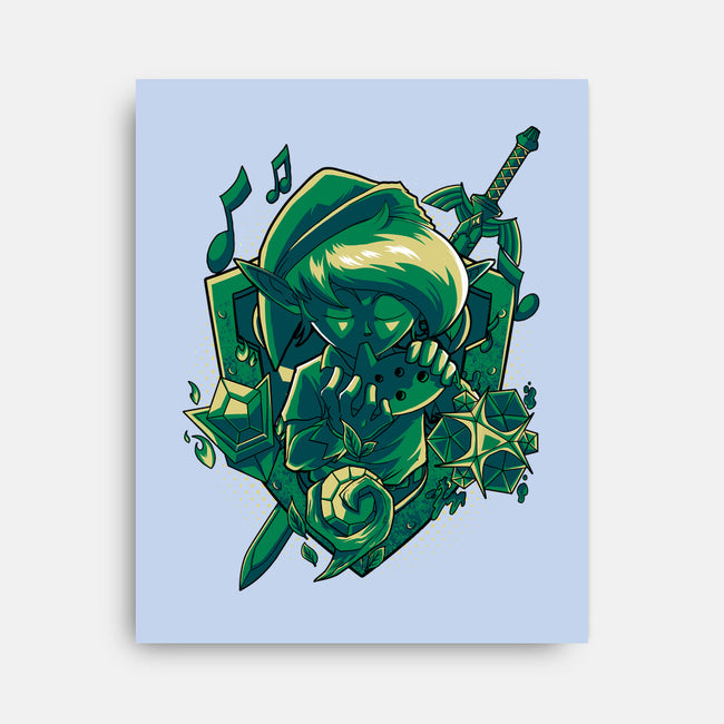 The Ocarina Of Hope-None-Stretched-Canvas-Diego Oliver