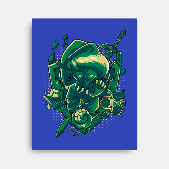 The Ocarina Of Hope-None-Stretched-Canvas-Diego Oliver