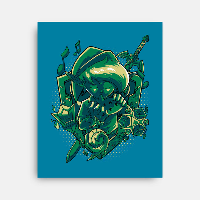 The Ocarina Of Hope-None-Stretched-Canvas-Diego Oliver