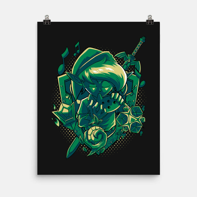 The Ocarina Of Hope-None-Matte-Poster-Diego Oliver