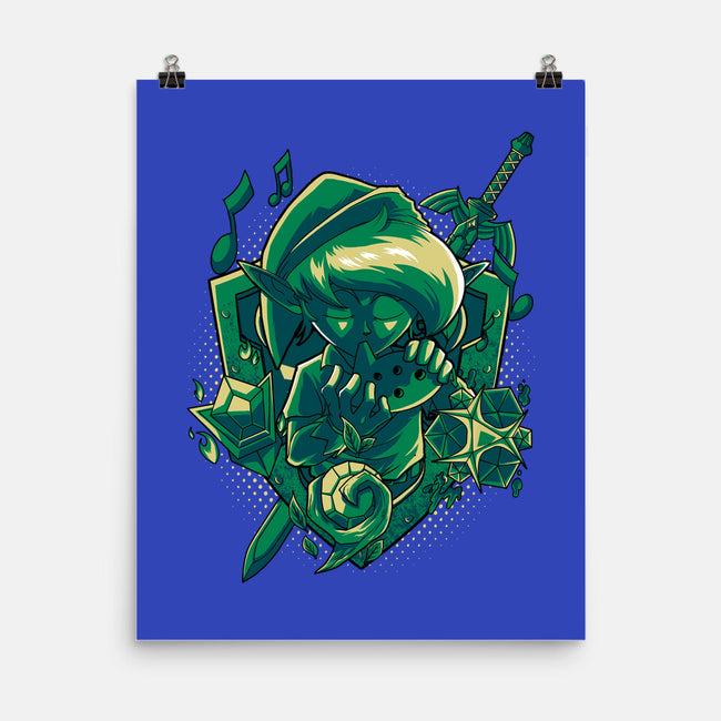 The Ocarina Of Hope-None-Matte-Poster-Diego Oliver