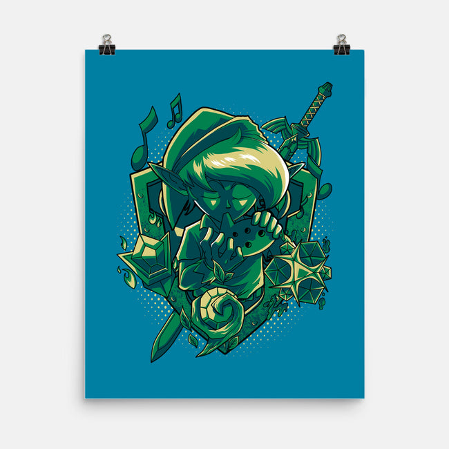 The Ocarina Of Hope-None-Matte-Poster-Diego Oliver